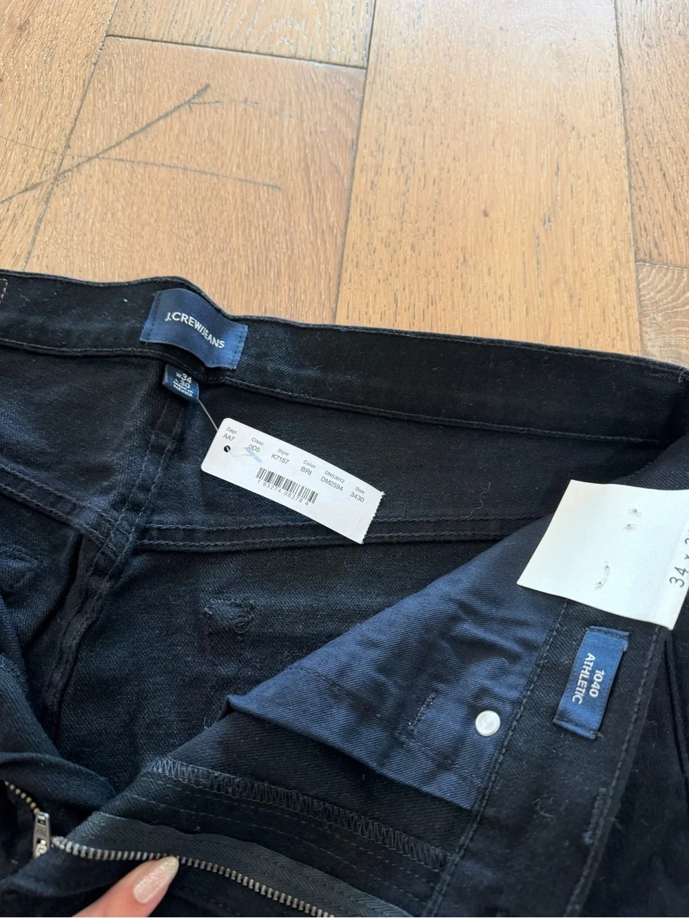 J. Crew black athletic